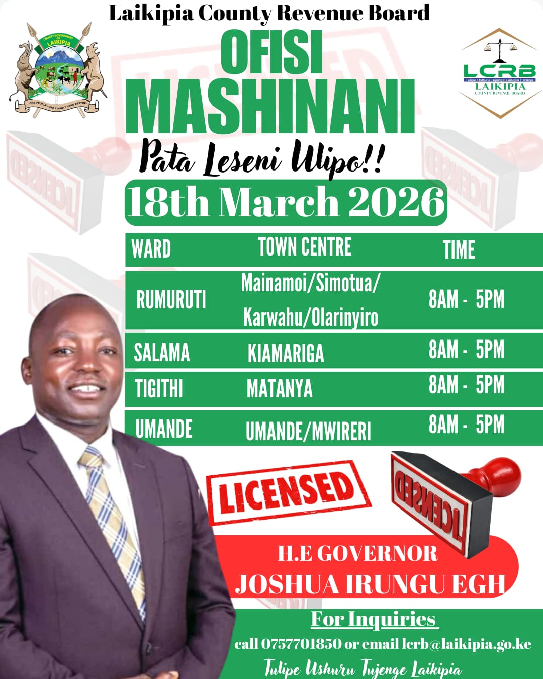 LCRB ofisi mashinani